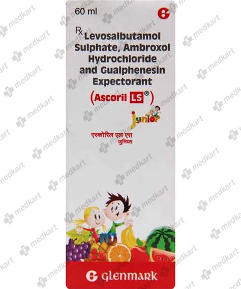 ascoril ls junior syrup  ml price  side effects substitutes