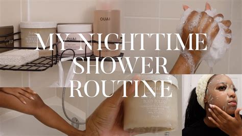 My Night Time Shower Routine Self Care And Pamper Youtube