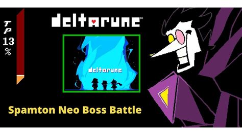 Spamton Neo Boss Battle Full Big Shot Deltarune Chapter Youtube