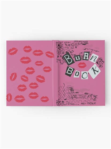 Mean Girls Burn Book Hardcover Journal By Bridgetlynnc Mean Girls