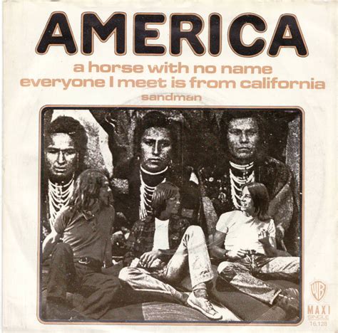 America - A Horse With No Name (1971, Vinyl) | Discogs