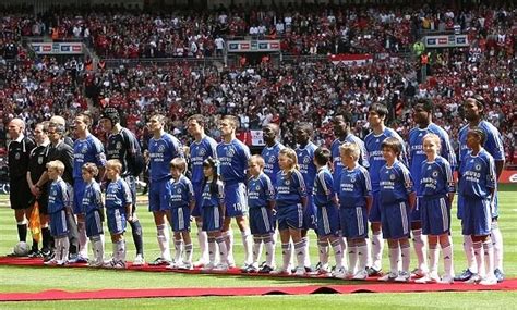 Chelsea FC at Wembley: The FA Cup Final Squad Against