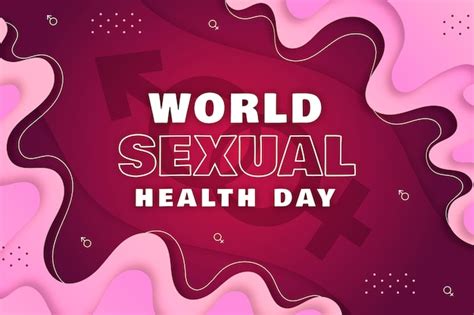 Fondo Del Día Mundial De La Salud Sexual Vector Gratis