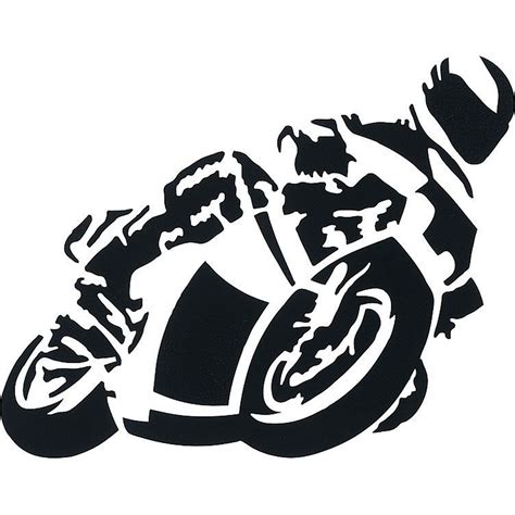 Buy Polo Motorcycle Rider Sticker Small Black Polo Motorrad