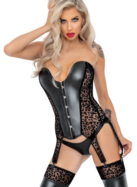 Sexy Corset Met Luipaardprint Kopen Clubwearcompany Nl