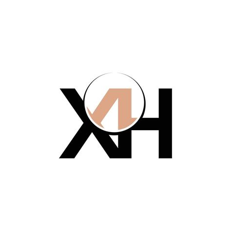 Alphabet Initials Logo Hx Xh X And H Vector Art At Vecteezy