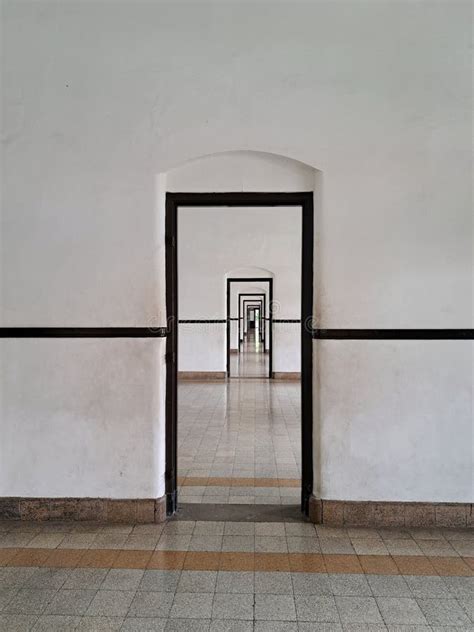 Interior Of A Historic Building In Semarang Known As Lawang Sewu Stock