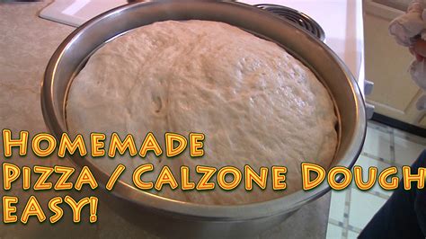 Pizza and Calzone Dough Homemade and EASY - Recipe Flow