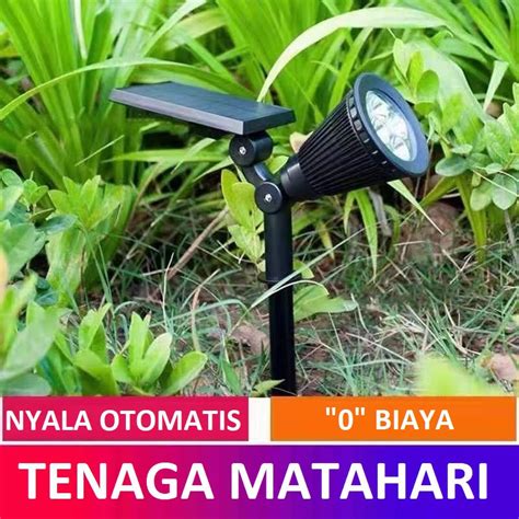 Jual Lampu Taman Tancap Solar Cell Lampu Outdoor Taman Tenaga Matahari Lampu Taman Tenaga