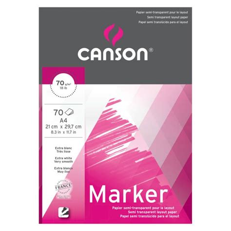 MP Artware Marlene Plankenhorn Canson Layout Marker Pad 70g A4