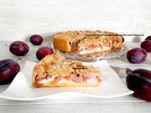 Tarte Aux Quetsches Avec Sa Garniture Au Fromage Blanc Parfum Au Zeste