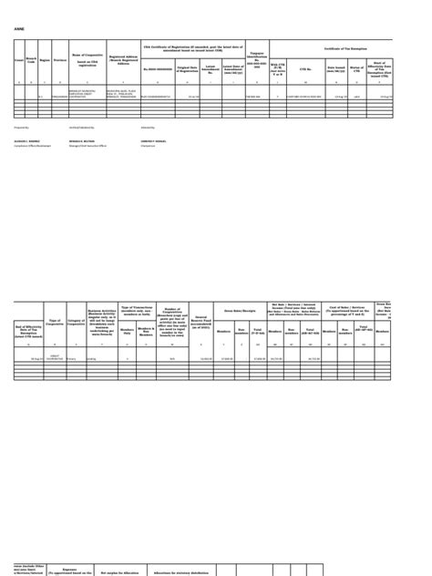 Annex A Annual Tax Incentive Report 2021 Pdf Taxes Income