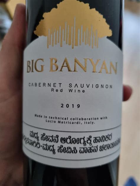 Big Banyan Cabernet Sauvignon India Cellartracker