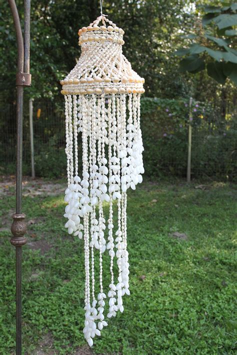 Spiral Cascading Shell Wind Chime 36 38moms T Free Ship G 26m By