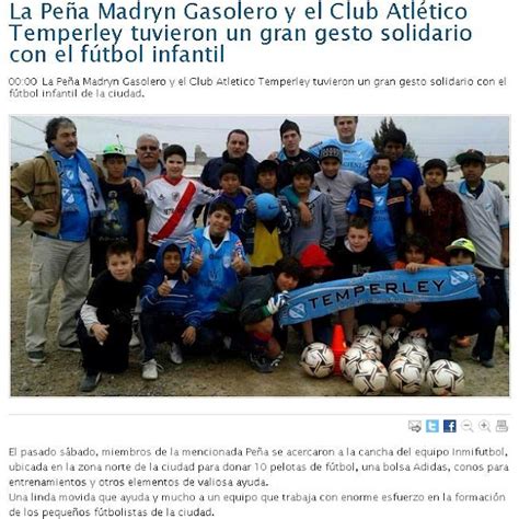 EL C A TEMPERLEY EN LOS MEDIOS ELCHUBUT AR GRAN GESTO DEL