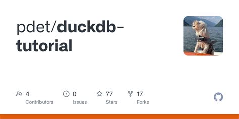 Duckdb Tutorial Part 1 Duckdb Part1 Pdf At Master · Pdet Duckdb