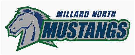 Millard North Mustang Logo , Png Download - Millard North High School ...