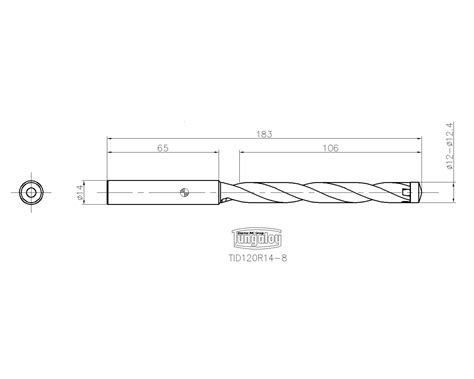 TID R L D 8 TID120R14 8 6784629 Tungaloy Cutting Tools Metal