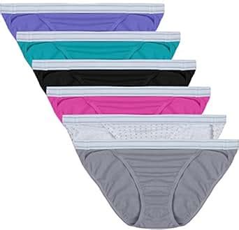 Hanes Women S Cotton Sporty String Bikini Panty Pack Of At Amazon