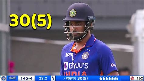 Sanju Samson Innings Today Smashed Runs In Balls In Ind Vs Nz St