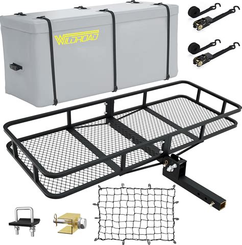 Wildroad Hitch Cargo Carrier Basket Combo 60 X 24 X 6