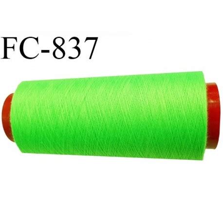 CONE 1000 m fil Polyester n 120 vert fluo longueur 1000 mètres fil