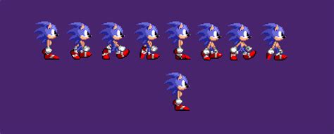 Pixilart Sonic Walking Sprites By Kalviniscool