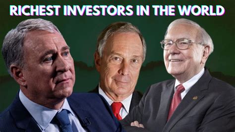 Top 10 Richest Investors In The World And Their Net Worth