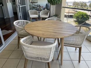 Temple Webster Seater Sorrento Round Outdoor Dining Table Laguna