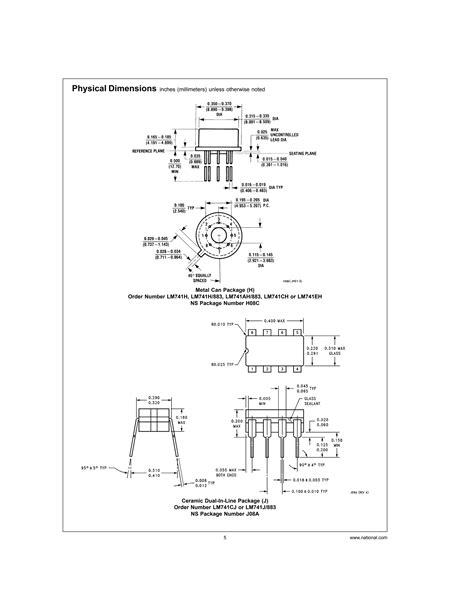 Lm741 Data Sheet Pdf