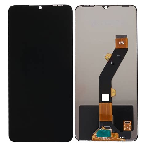 LCD With Touch Screen For Infinix Hot 30i Black By Maxbhi