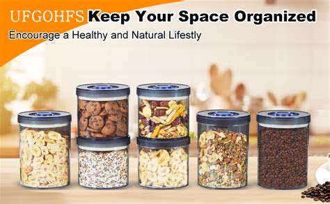 Amazon Ufgohfs Coffee Bean Storage Vacuum Seal Containers Airtight