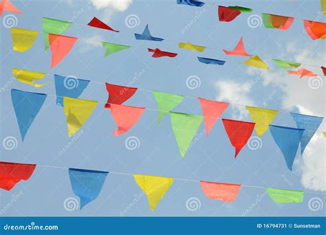 Triangular Colorful Flags Royalty-Free Stock Photography ...