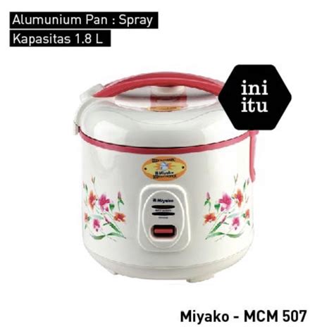 Jual Miyako Magic Rice Cooker Miyako In Mcm