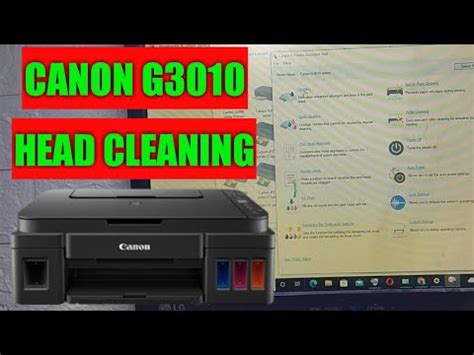 Canon G Printer Head Cleaning Deep Cleaning Gampang Banget Youtube