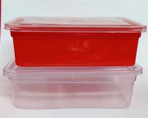 250 Gram Red Plastic Rectangular Sweet Box At Best Price In Ahmedabad