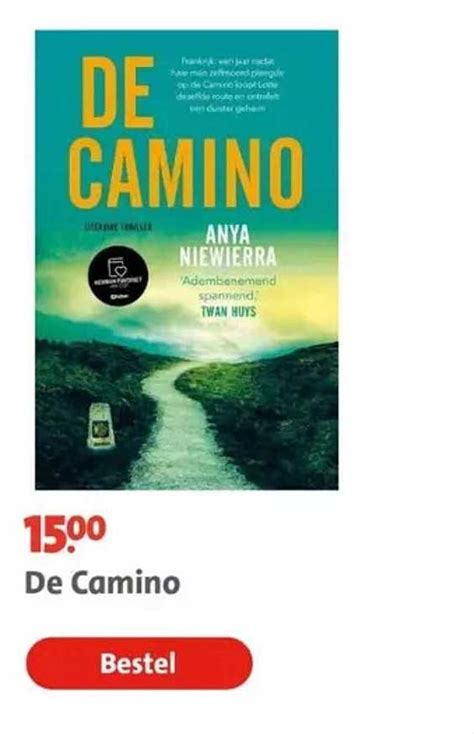 De Camino Anya Niewierra Aanbieding Bij Bruna Folders Nl