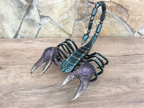 Hand Forged Scorpion Metal Scorpion Metal Art Metal Art Etsy