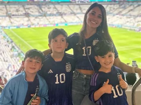 La Emoción De Antonela Roccuzzo Y Sus Hijos Por El Triunfo De La