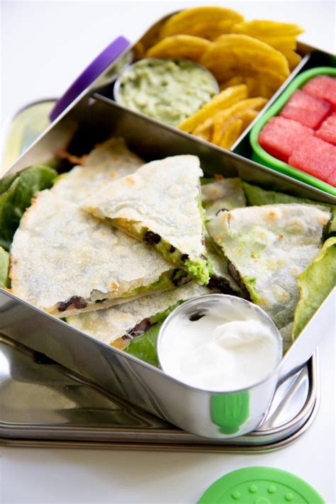 Avocado Black Bean Quesadilla (School Lunch Idea!) | Wholefully