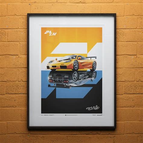 Automobilist - McLaren F1 LM / GTR - Poster - Unlimited Edition ...