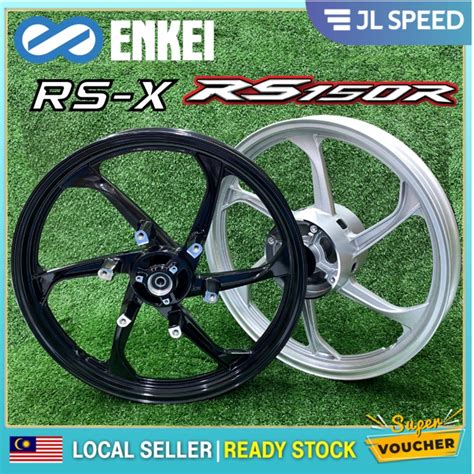 SPORT RIM HONDA RSX 150 RSX150 ABS RS150 V1 V2 ENKEI 6 BATANG BLACK