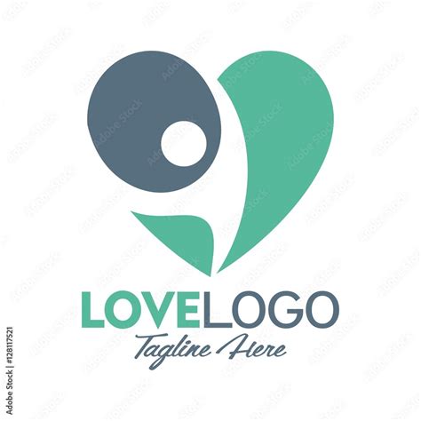 love vector logo Stock Vector | Adobe Stock