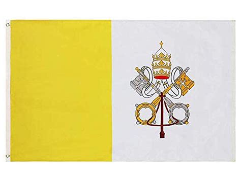 Bandeira Do Vaticano Cm X Cm Da Marca Minha Bandeira Dupla Face