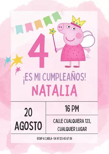 Invitación Digital Peppa Pig 1