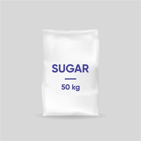 Sugar Bag Template 50 Kg Thick Paper Packaging For Sweet Sand