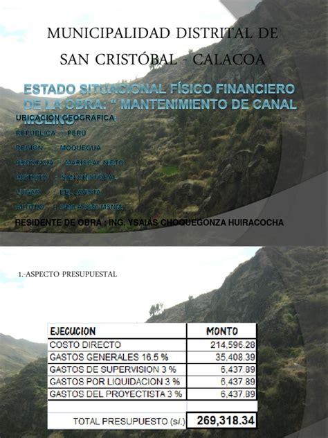 Pdf Estado Situacional F Sico Financiero De La Obra Dokumen Tips