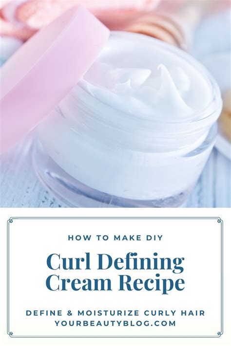 Diy Curl Defining Cream Recipe Moisturize And Define Curls Naturally