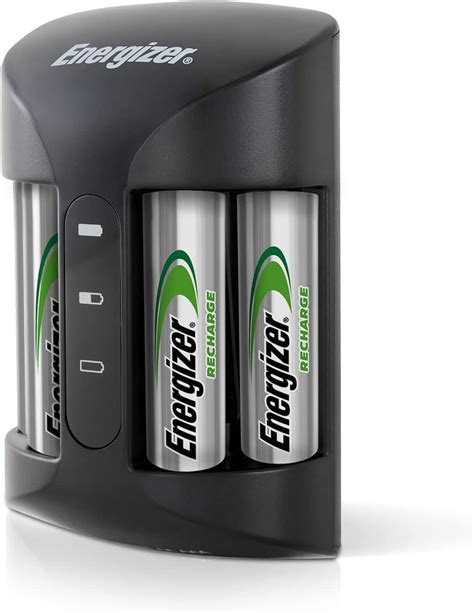 Energizer Cargador de baterías AA y AAA recargables Recharge Pro