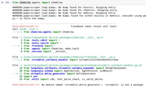 ModuleNotFoundError No Module Named Streamlit Delta Generator